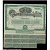 Image 1 : Colorado Central Consolidated Mining Company (New York) A 1889 certificate for 100 shares. Green and