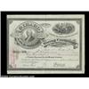 Image 1 : Girard Gold and Silver Mining Company (New Jersey) A 1881 dated certificate for 100 shares issued to