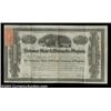 Image 1 : Potomac Slate & Mining Company of Virginia (Virginia) A black on white litho certificate issued in 1