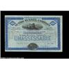 Image 1 : Sutro Tunnel Company (California) An especially attractive certificate in blue and black issued in 1