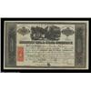 Image 1 : Bergen Oil and Coal Company (New York) A 1864 certificate for 100 shares. Black and white with an at