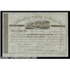 Image 1 : Atlantic Wharf Company (Massachusetts) A black on white certificate for 100 shares from 1851. There.