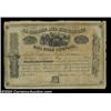 Image 1 : LaCrosse and Milwaukee Rail Road Company (Wisconsin) An 1857 certificate for one share with a vignet