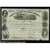 Image 1 : North Western Rail Road Company (Pennsylvania) A 1856 dated certificate for five shares. An early en