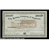 Image 1 : City Railway Company of Pasadena (California) A litho certificate in brown and black for 102 shares.