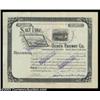 Image 1 : Salt Lake and Ogden Railway Company (Utah) A 1923 dated certificate litho in black on white with a v
