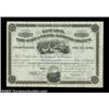 Image 1 : Saint Louis, Fort Scott & Wichita Railroad Company. (Kansas) This certificate portrays two nice engr