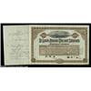 Image 1 : St. Louis, Kansas City and Colorado Railroad Company (Kansas)This attractive brown certificate portr