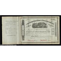 North Western Mining and Exchange Company of Erie, Pennsylvania (Pennsylvania) Issued for one share.
