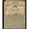 City and County of San Francisco A 20 year $1000 bond issued in 1863 bearing 7% interest. Black on w