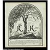 Rockwell Kent (New York) A highly unusual certificate issued by American artist and illustrator Rock