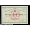 Quaker City Wheelmen (Pennsylvania) A $10 bond bearing 6% interest. A large vignette of a bicycle wh