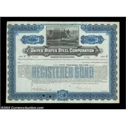 United States Steel Corporation (New Jersey) A $50,000 gold bond issued to Andrew Carnegie, although
