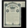 Washita Cattle Company (Missouri) A 6% first mortgage bond for $1000 in black and brown. Issued in 1