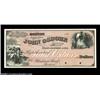 Image 1 : Boston Proof CheckAn attractive Proof check, card mounted and fully red tinted, for John Osborn, a d
