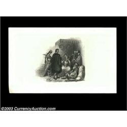 BEP Vignette of the Presentation of Pocahontas to the English Royal Court. This old friend was last.