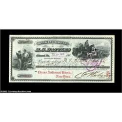 Rather Unique Pennsylvania Bank Check. This 1908 check from Girard, Pennsylvania incorporates two fe