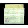 Image 2 : New York State Checks. Three from Newburgh, NY, each different, and six identical examples from Coop
