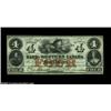 Image 1 : Clifton, C.W.- Bank of Western Canada $4 Sept. 20, 1859 Ch. 795-10-12A beautiful example with the st