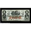 Image 1 : Clifton, C.W.- Bank of Western Canada $4 Sept. 20, 1859 Ch. 795-10-12A beautiful Uncirculated exampl