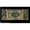 Image 1 : Toronto - International Bank of Canada $1 Sept. 15, 1858 Ch. 380-10-10-04aAbout Uncirculated, with a