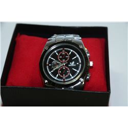 NEW MENS STAINLESS STEEL WATCH