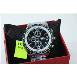 NEW MENS STAINLESS STEEL WATCH