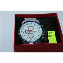NEW MENS STAINLESS STEEL WATCH