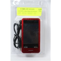 NEW COBY 8GB MP3 TOUCHSCREEN VIDEO PLAYER & CAMERA