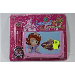 SOFIA THE FIRST WATCH AND WALLET GIFTSET