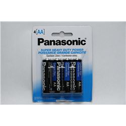 4 PACKS OF PANASONIC AA BATTERIES