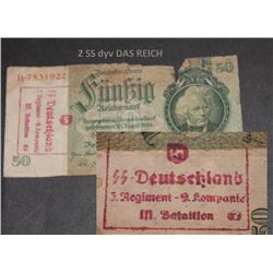 NAZI 2ND SS PANZER DIVISION BANKNOTE