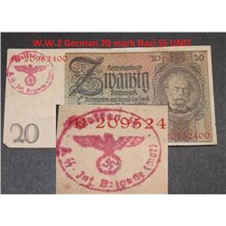 NAZI SS BANKNOTE