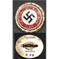 GERMAN NAZI NSDAP PARTY BADGE