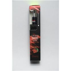 NEW 800 PUFF ELECTRONIC HOOKA PEN / E-CIG CHERRY