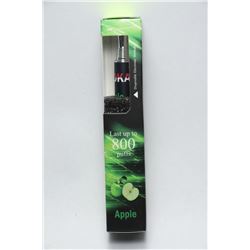 NEW 800 PUFF ELECTRONIC HOOKA PEN / E-CIG APPLE