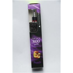 NEW 800 PUFF ELECTRONIC HOOKA PEN / E-CIG PEACH