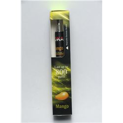 NEW 800 PUFF ELECTRONIC HOOKA PEN / E-CIG MANGO