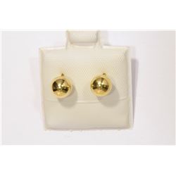 STERLING SILVER GOLD PLATED 2-IN-1 REVERSIBLE