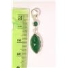 Image 2 : STERLING SILVER JADE PENDANT