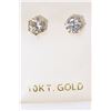 Image 1 : 10KT GOLD CZ EARRINGS
