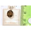 Image 2 : STERLING SILVER SMOKEY QUARTZ PENDANT