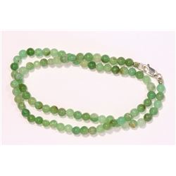 STERLING SILVER CLASP CHALCEDONY NECKLACE