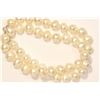 Image 1 : STERLING SILVER CLASP PEARL NECKLACE