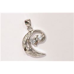 STERLING SILVER CZ PENDANT