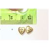 Image 2 : 14KT GOLD HEART EARRINGS