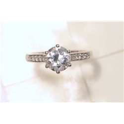 STERLING SILVER CZ RING