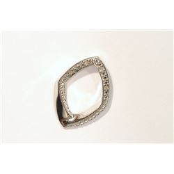 STERLING SILVER DIAMOND PENDANT