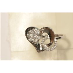 STERLING SILVER CZ RING