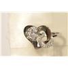 Image 1 : STERLING SILVER CZ RING